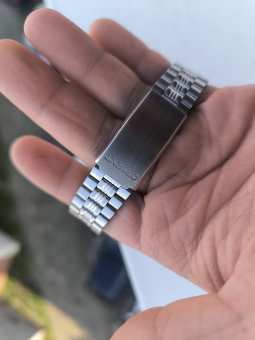Piękny perłowy kolor zegarek orient crystal ni seiko tissot citizen