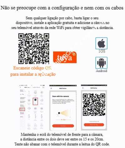 Câmara ‼️ Sem fios WiFi ‼️ Deteção e seguimento de pessoas