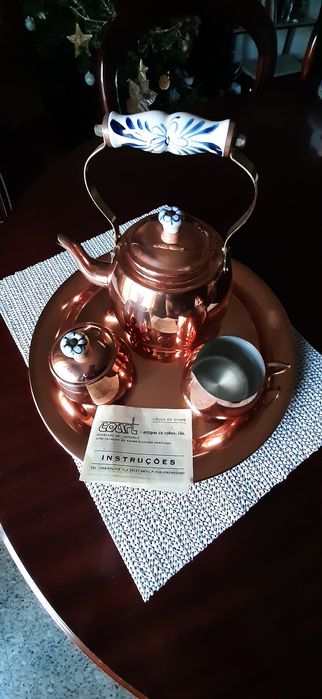 Serviço de Chá Novo em Cobre