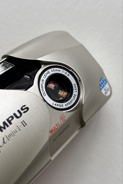 Olympus mju-II 35mm f2.8 sem riscos