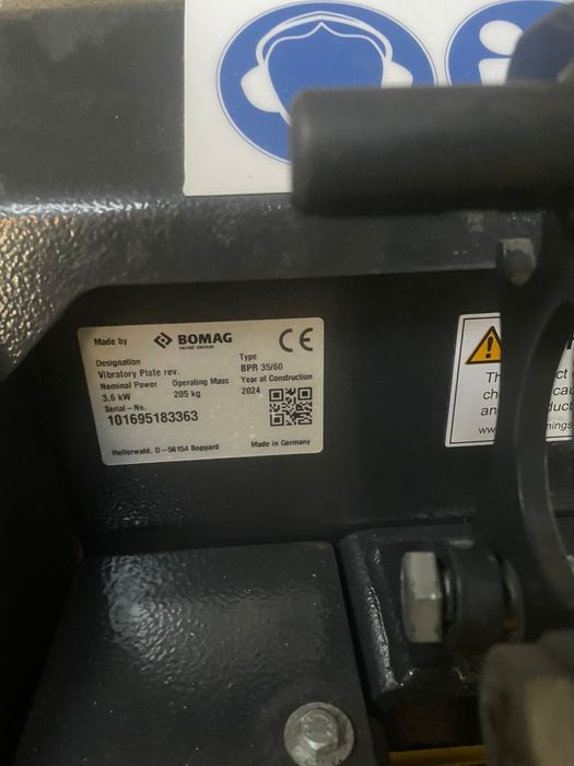 Віброплита  Bomag 405 кг 22 року
