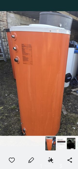 Bufor Viessmann bojler 160l zastąpi  200l stal nierdzewna