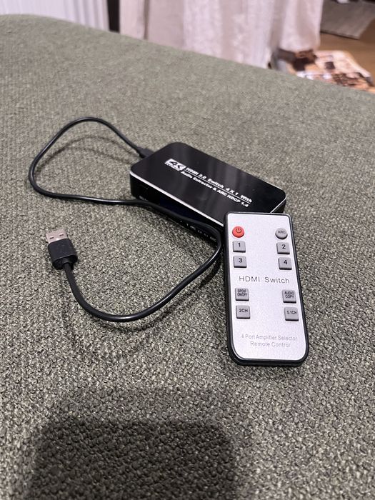 Hdmi 2.0 switch 4x1 z pilotem