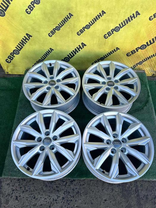 Диски Audi 5:112R17 Комплект Литі Титани Б/у Склад Оригінал