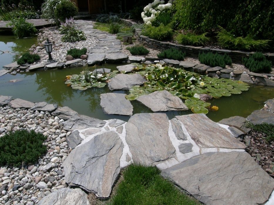 Kamień ścieżkowy do ogrodu, łupek na ścieżki szarogłazowy