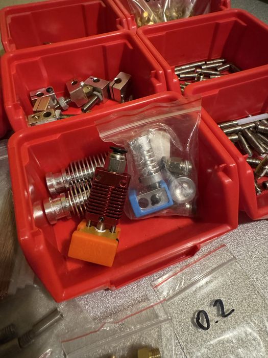 Części głowic do drukarek 3D