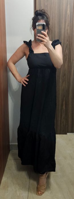 Czarna sukienka Souvenir Italy maxi