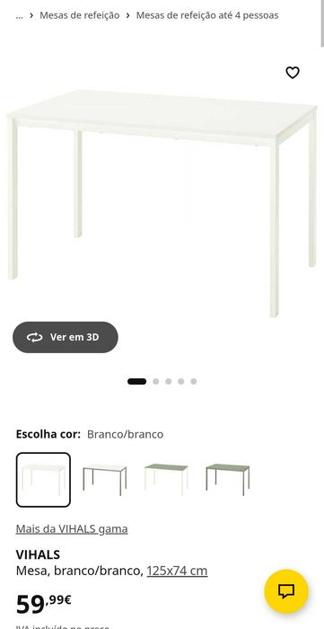 Mesa com cadeira