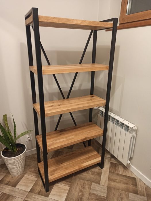 Szafka RTV "Otis", Loft  160 cm , 120-200 cm, lity dąb, pod telewizor