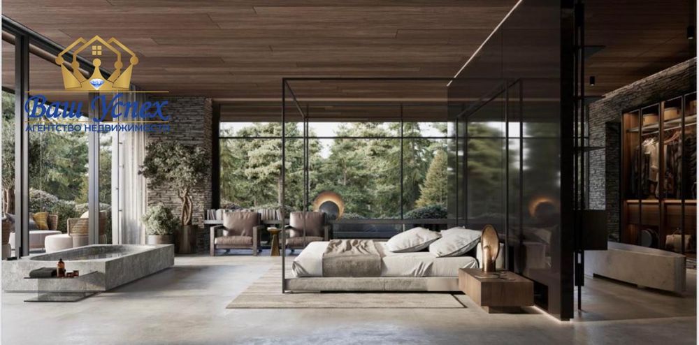 Продажа современного дома в лесу в городке.село Козин.