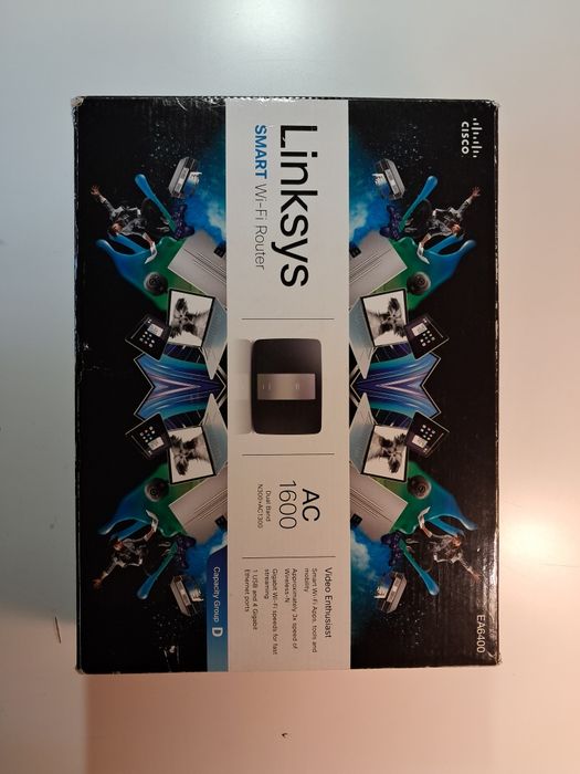 Router Linksys Cisco EA6400-EW AC1600 dual band N300+AC1300