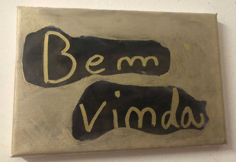 Faço desenhos e pinturas (Prensa original)