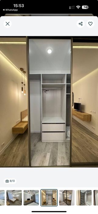 Оренда кухня-студія + спальна  на Прорізній.