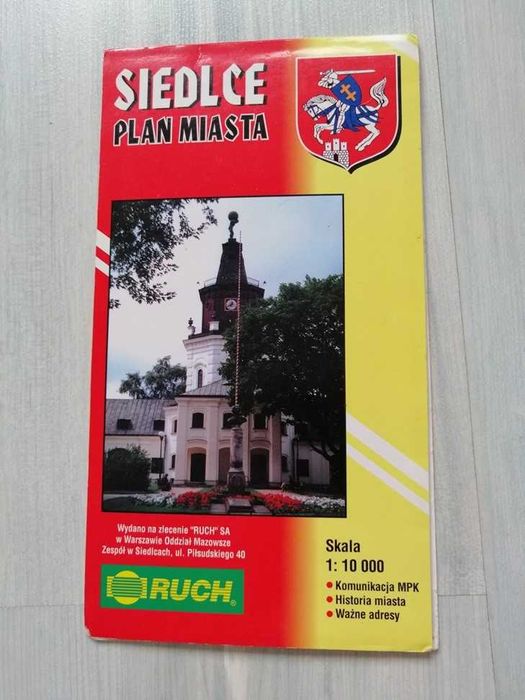 Plan miasta Siedlce. Mapa dla fanów The Office PL i Kropliczanki ;).