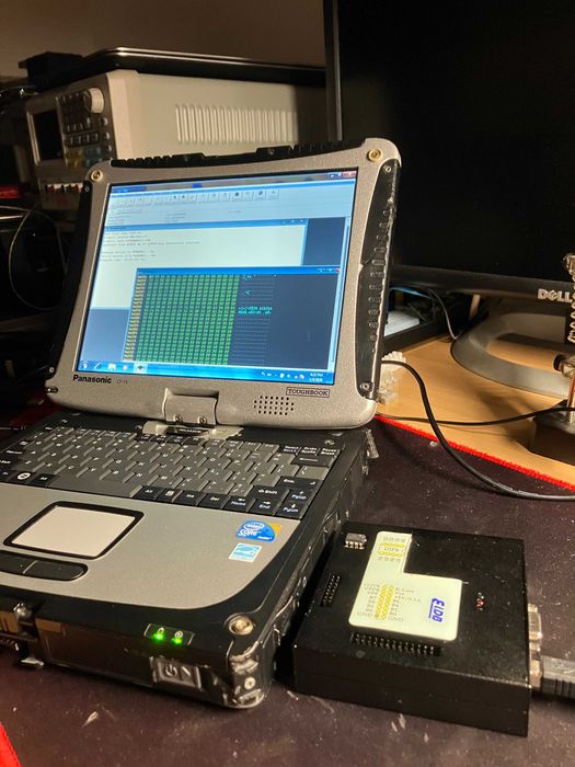 Panasonic cf19 + vas5054a + VCP + Vag can pro +XPROG + Willem + prog.