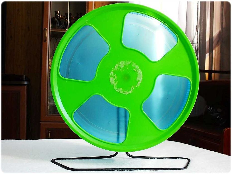 Duży Kołowrotek TRIXE ø28cm dla chomika, jeż pigmejski Zielony