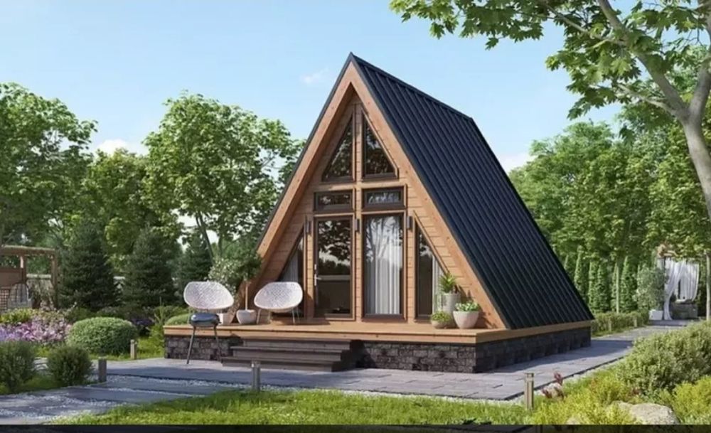 Будиночок у лісі. А-фрейм