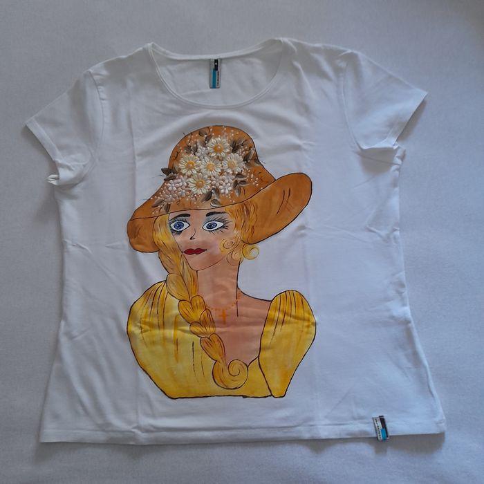 Camisolas de senhora pintadas à mão