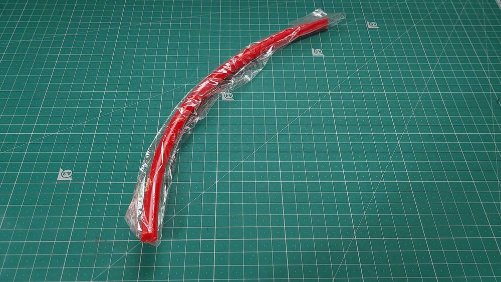 Tubo silicone, 31cm por 8x10mm Novo
