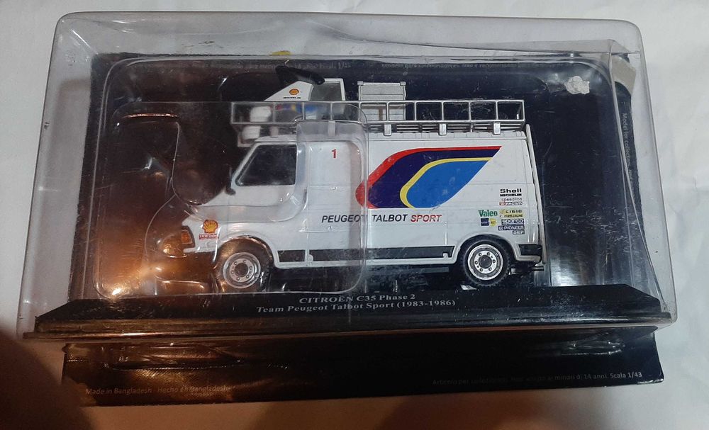 Miniatura assistência de Rally Citroën C35 esc. 1/43