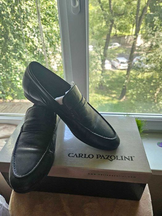 Чоловічі шкіряні туфлі - Carlo Pazzolini 40р