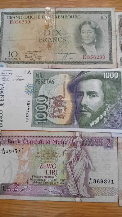 Spzredam banknoty z Europy