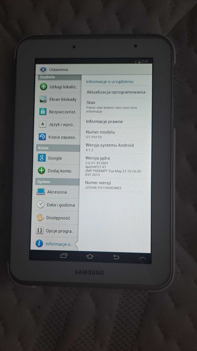 Tablet Samsung GT-P3110