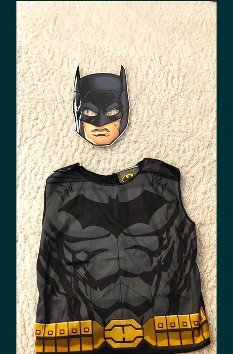 Batman kostium bal przebierańców rozm 110 116 stan NOWY