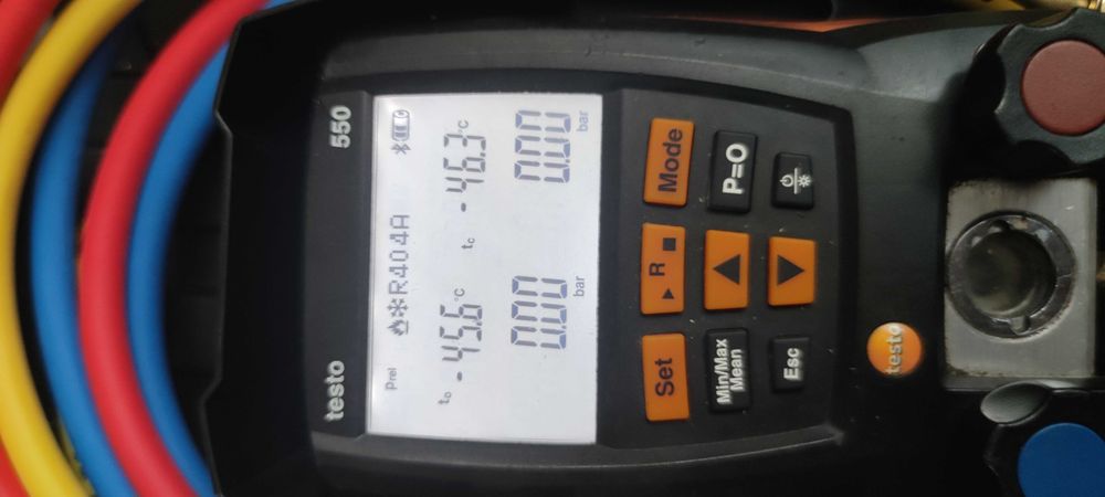 Testo 550 .Manometry do klimatyzacji i chłodnictwa