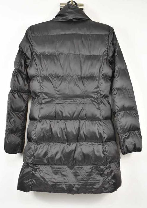 Massimo Dutti brązowa długa kurtka puchowa XS