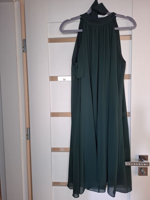 Sukienka zwiewna szyfonowa