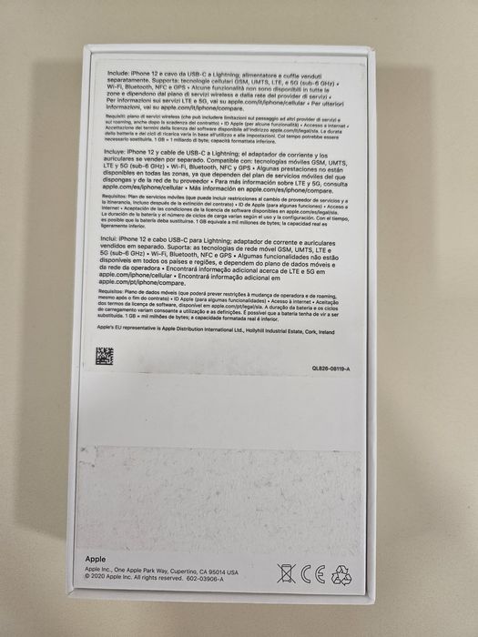 Iphone 12 com caixa+capas-Ler descricao