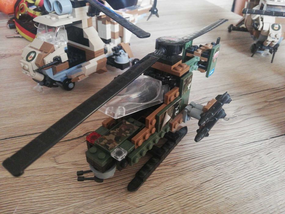 Klocki cobi helikopter wojskowe
