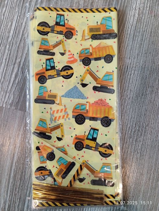 Woreczki prezentowane 25 szt. Koparki