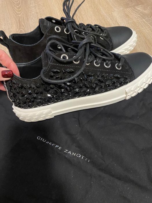 Шикарні шкіряні кеди Giuseppe Zanotti