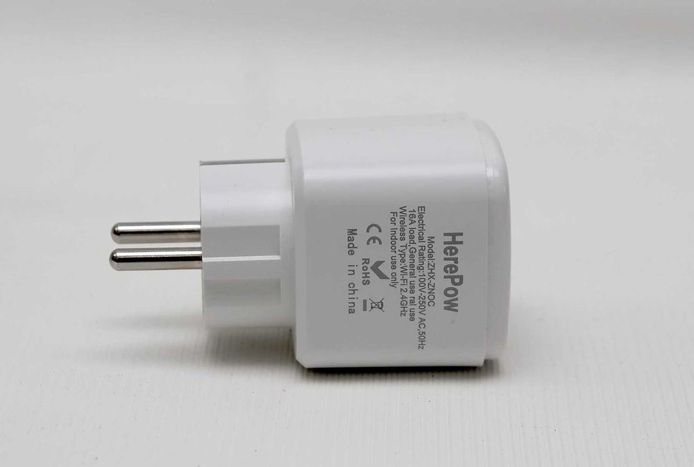 Розумна WiFi розетка HerePow з функцією моніторингу Tuya Smart Life