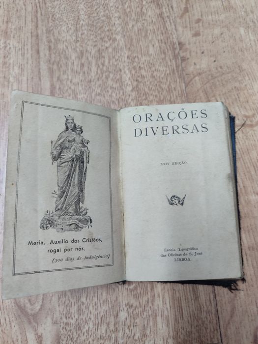 Livro Orações diversas XXIV Edição - De 1935