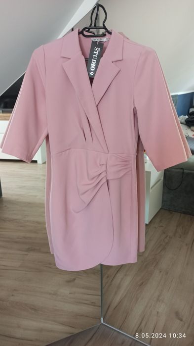 Sukienka garniturowa chrzest wesele komunia rozmiar 36