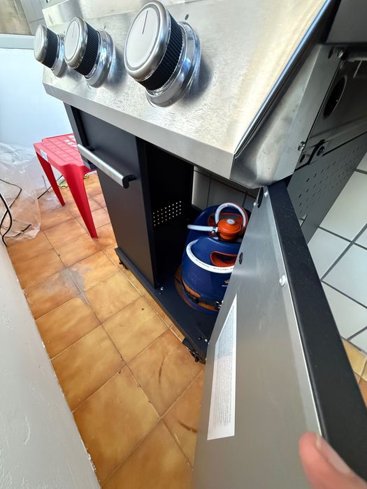 Barbecue churrasqueira a gás com 3 queimadores Naterial Kenton II