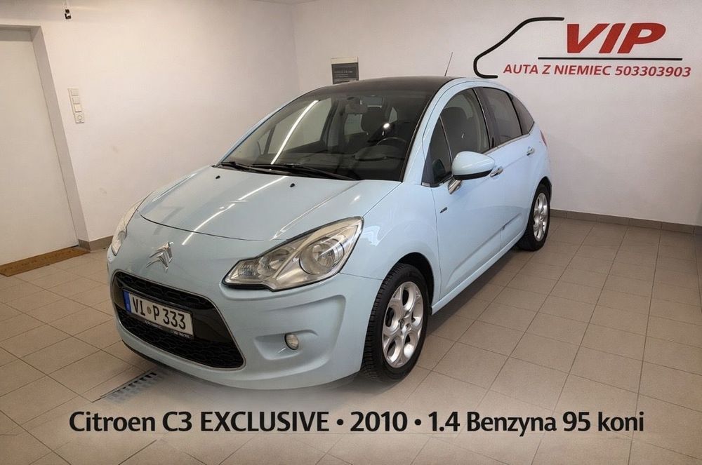 Citroën C3 Panorama Klimatronic Alu 1.4 b wersja Exclusive bluetooth