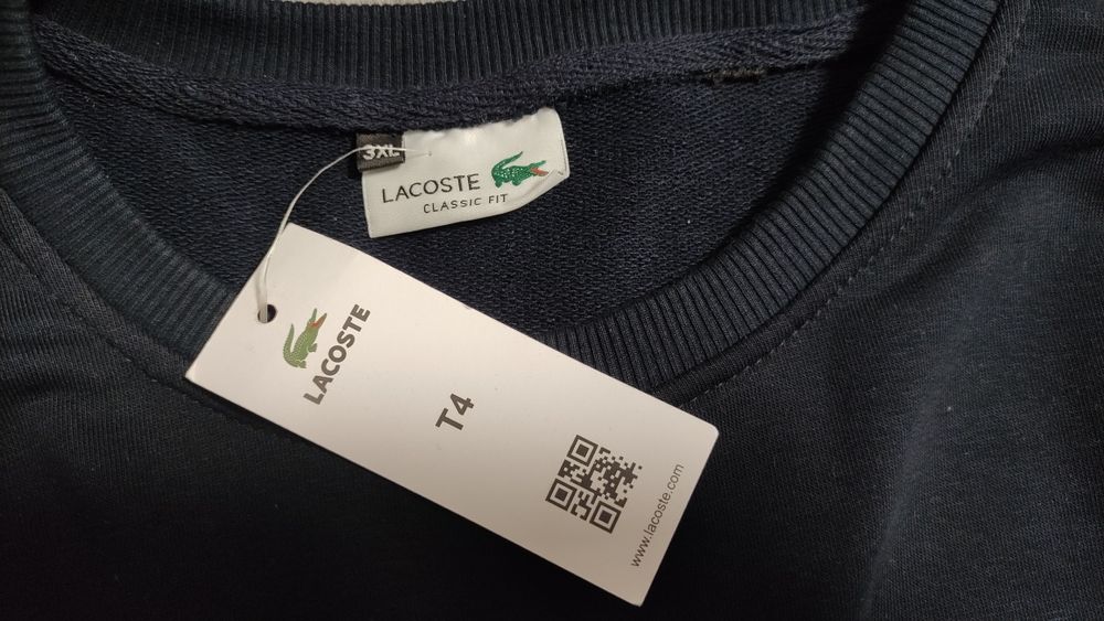 Bluza Lacoste + T-shirt Tommy Hilfiger