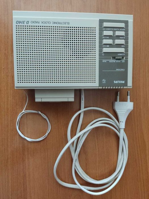 Radio budzik PHILIPS D3140 klasyk 1980 rok super stan OKAZJA!