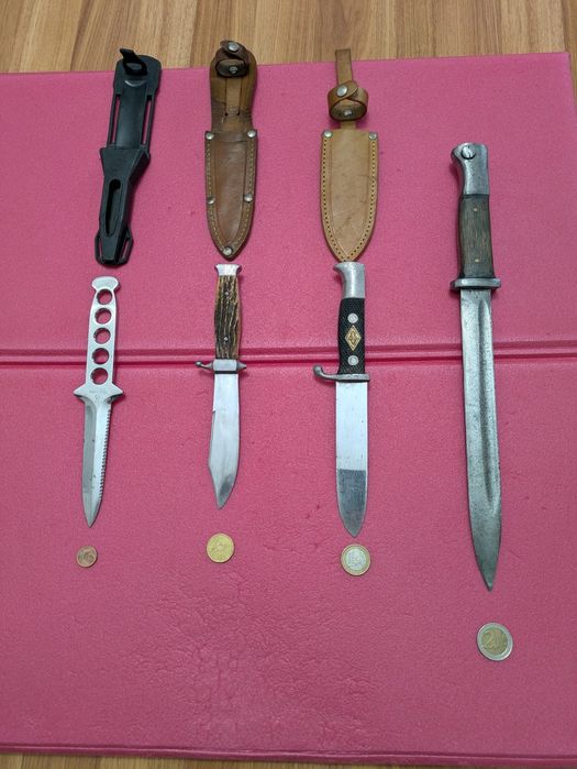 Faças escuteiros, caça, anos 58