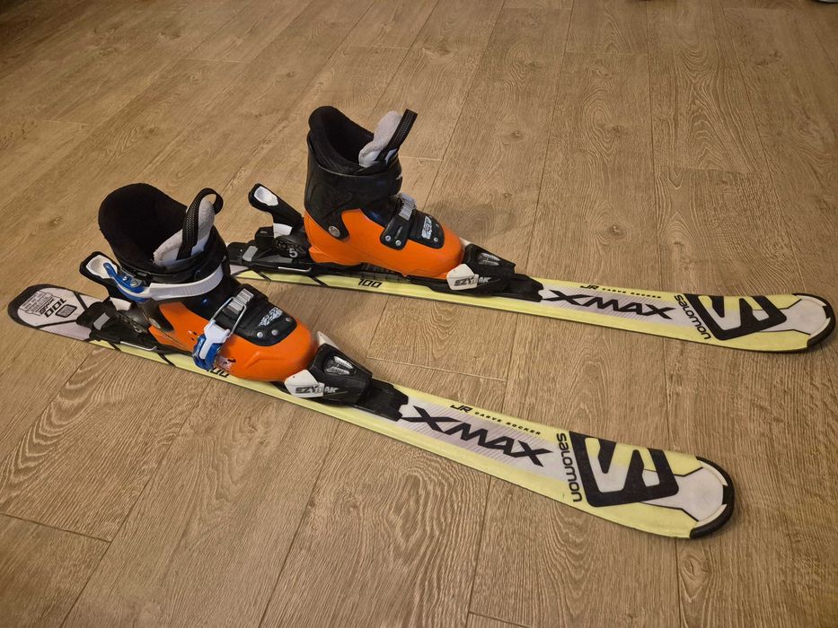 Narty dziecięce Salomon XMAX JR CARVE ROCKER 100cm