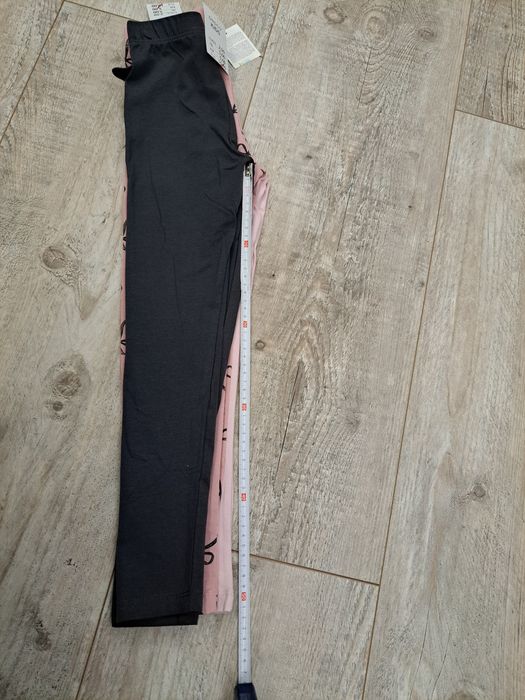 Getry/ legginsy dziewczęce - 3 pary - rozm 128