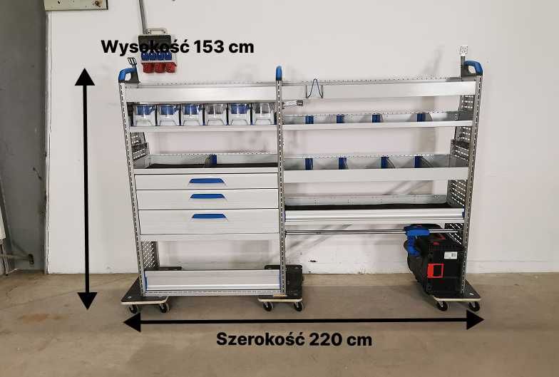 Zabudowa serwisowa warsztatowa MOVANO MASTER DUCATO BOXER JUMPER BUS