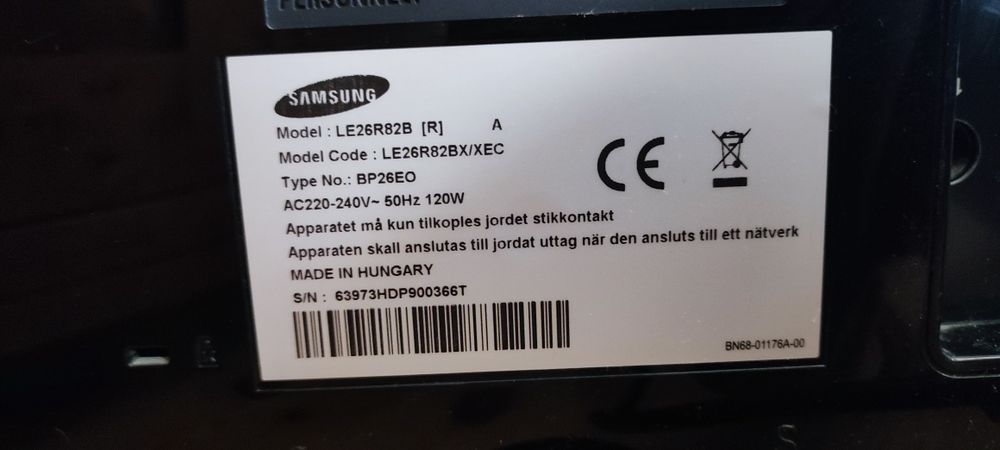 Telewizor LCD Samsung LE26R82B 26''