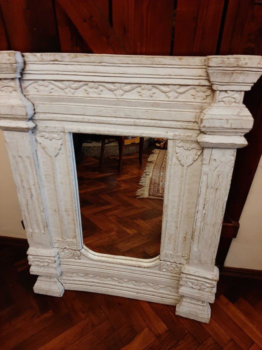 Zabytkowe Lustro w stylu Prowansalskim 110 x86 cm