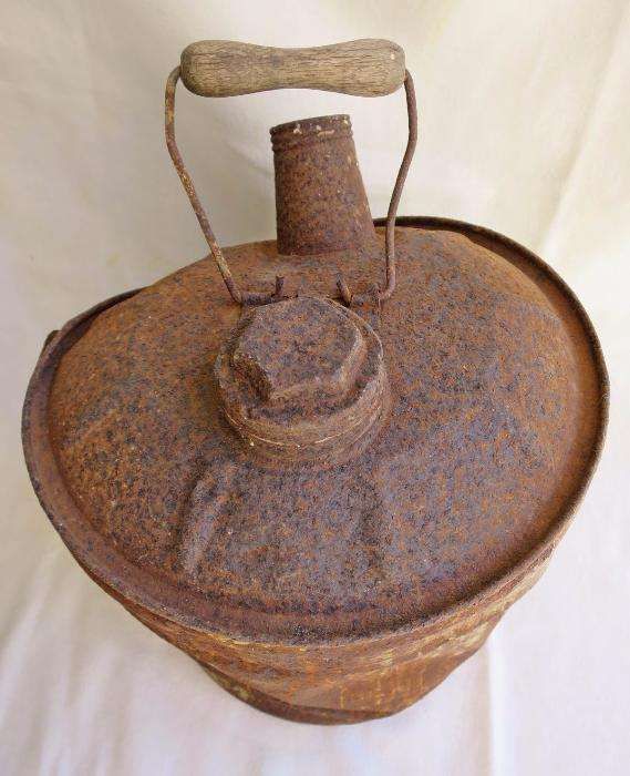 Lata antiga Sonap Motor Oil 5 american gallons metal