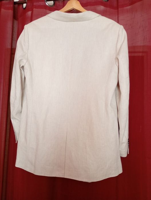 H&M Lniana marynarka beżowa nowa size M